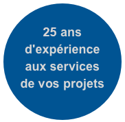 
15 ans d'expérience
aux services 
de vos projets